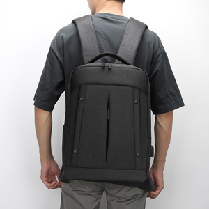 Waterproof <b>Backpack</b> Oxford <b>Large</b> Capacity New Business Fashion Logo Laptop Pack for Men <b>Women</b> Zipper - Product Image 5