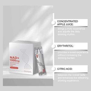 Suplemento Antienvejecimiento NAD+ 1000mg en Polvo, 30 Sobres, Nicotinamida Ribósido, PQQ, Resveratrol, Directo de Fábrica, OEM Personalizado - Product Image 2