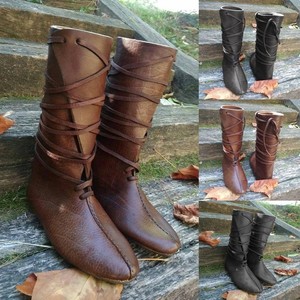 Средневековые ботинки из искусственной кожи - Product Image 2