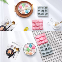 Moule en silicone Maisons 9 Sets Feuilles de citrouille et châtaignes, thème récolte d'automne, pour chocolat, savon et pâtisserie
