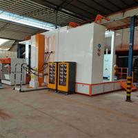 Ligne de revêtement automatique de poudre de porte coupe-feu Machines industrielles de revêtement des métaux Solutions électrostatiques pour la fabrication de porte