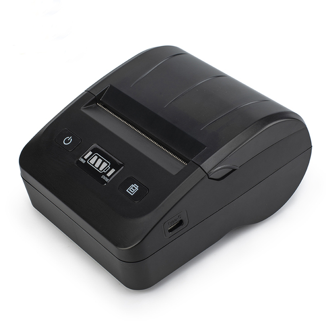 Mini Portable Handheld Thermal Ticket Printer Connection Mobile Thermal Sticker Wireless Mini Receipt Printer BT-802
