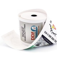 Échantillon gratuit de papier thermique pour caisse enregistreuse imprimé 80 mm 57 mm pour banque, supermarché, restaurant