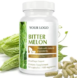 Bitter Melon Capsule OEM Private Label Bitter Melon Extract Capsules for Support Liver Health