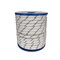 Corde en polyester nylon PET résistante aux UV, double tressage, en rouleau, 2,8 m