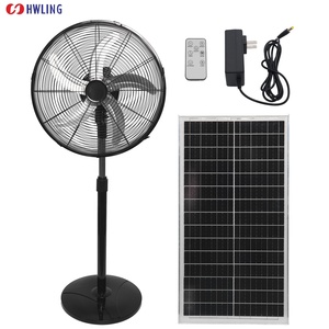 Ventilador Solar Industrial con 18 Celdas de Litio de 36000 mAh, Motor sin Escobillas de Viento Fuerte, Buena Calidad, HS-298F Pro 18 Pulgadas - Product Image 2
