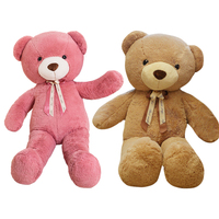 En gros, Ours en peluche géant assis, personnalisé, extra large et doux, avec nœud
