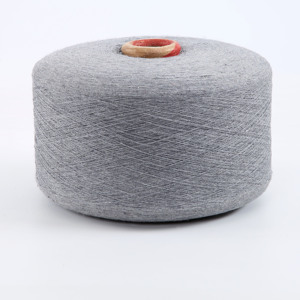 Sợi len cotton <span class=keywords><strong>polyester</strong></span> cao cấp Ne18s/1, 70% cotton, 30% sợi tái chế, họa tiết thô, dùng để đan, sợi pha trộn - Product Image 2