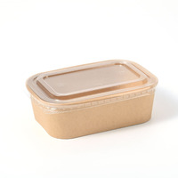 Boîte à repas longue pour la livraison à emporter, idéale pour les chaînes de restaurants à plusieurs points de vente