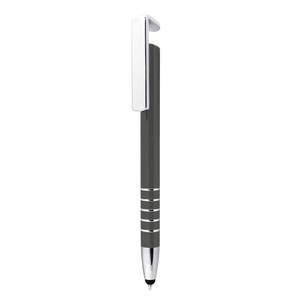 Penna a Sfera Promozionale in Alluminio per Sport e Affari, Punta 0.5mm/1.0mm, Colore Grigio Scuro, Ideale come Regalo Aziendale - Product Image 1