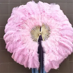 Very Big Dancing Fan Ostrich Feather Fans for Wedding Dress party Decoration