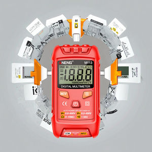 Mini Multímetro M113 1999 Contagens Digital Inteligente Medidor de Tensão AC/DC Ohm NCV Ferramentas Elétricas Instrumentos de Medição - Product Image 3