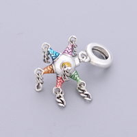 Breloques Pan Charms en argent, perles Piñata couleur Mexique, compatibles avec bracelet original, bijoux de Noël traditionnels Berluque