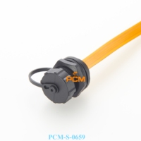 20cm USB 3.1 Typ-C-Verlängerung kabel von Stecker zu Buchse, 10 Gbit/s Hochgeschwindigkeits-, 100W PD, wasserdichtes FPC-FPV-Daten stromkabel für Schalttafel einbau