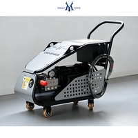 Nettoyeur haute pression électrique puissant et machine à laver les voitures sur chariot avec pompe en acier inoxydable