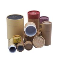 Conteneur de déodorant imprimé personnalisé de luxe en promotion, conteneur de déodorant en stick de 50 ml, emballage en tube de papier kraft à ouverture par poussée