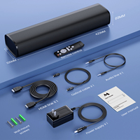 Mini haut-parleurs de télévision Soundbar avec réflecteur de basse personnalisé système de son Surround Audio domestique pour TV PC projecteur montage mural