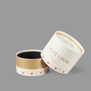 Boîte d'emballage cylindrique personnalisée et recyclable pour cosmétiques et soins de la peau, avec doublure en éponge et tube en carton - Product Image 5