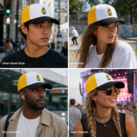 Casquette de baseball personnalisée avec logo tricolore, brodée, en coton, 6 panneaux, visière incurvée réglable, streetwear, vente en gros, OEM, faible MOQ