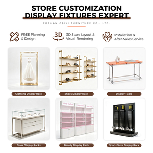 Étagère de présentation de maquillage modulaire personnalisable pour magasin de cosmétiques, <span class=keywords><strong>style</strong></span> moderne, présentoir de parfums, présentoir de produits de salon - Product Image 5