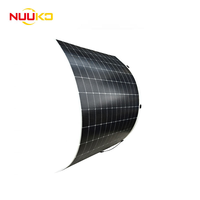 Module solaire monocristallin flexible léger et facile à transporter 50w 100w 200w 300w 400w 450w 500w pour bateau, voiture, balcon