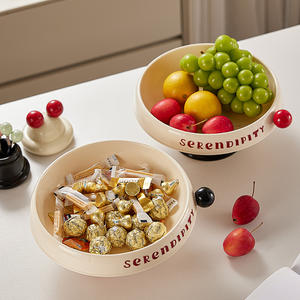 Assiette à fruits moderne en <span class=keywords><strong>plastique</strong></span> poli pour collations à la maison ou mariages Design créatif pour le <span class=keywords><strong>service</strong></span> des aliments - Product Image 4