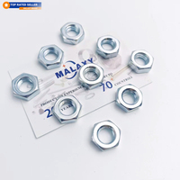 MALAXY DIN934 Mur Baut Hex Jam Nut Baja Tahan Karat 304 A2 304 316 M3 M4 M5 M6 M8 M10 M12 M14 M16 X 1.75 Mur Hex Raksasa