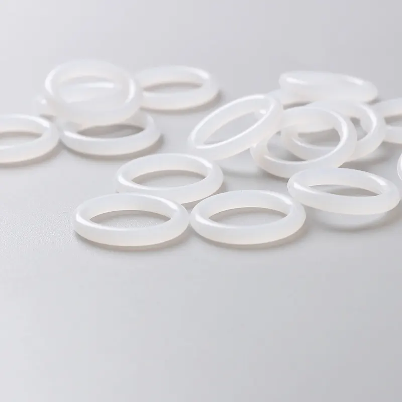 Clear Red white Silicone Shore 60 O Seal Ring Circle