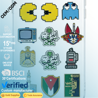 Badge de téléphone portable personnalisé en métal créatif, alliage de zinc émaillé, adhésif, OEM, imitation antique, moderne, haute qualité