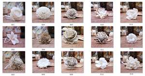 Nouveau diffuseur de fleurs en bois Mokka Sola écologique décoration de la maison parfum Sola fleurs élégantes fleurs artificielles durables - Product Image 3