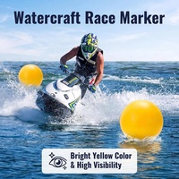 Bouée de marquage gonflable pour ski nautique, bouée de marquage pour slalom, 10 pouces chacune
