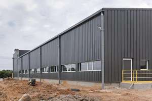 מבנה פלדה כבד, מפעל, סדנה, מבנה תעשייתי טרומי מפלדה, ציפוי מגולוון, כיפוף, דרגת פלדה Q235/Q355, תקן GB - Product Image 6