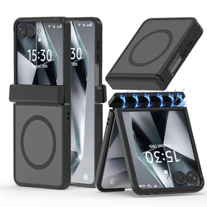 <span class=keywords><strong>Coque</strong></span> de téléphone personnalisée antichoc mate magnétique givrée pour <span class=keywords><strong>Samsung</strong></span> Z Flip 8 7 6 avec protection de charnière en TPU et PC - Product Image 1