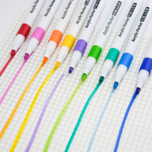 <span class=keywords><strong>Pennarelli</strong></span> Acrilici a Punta Singola 12/24/36/48 Colori, Set Artistico Impermeabile e Sicuro <span class=keywords><strong>per</strong></span> <span class=keywords><strong>Tela</strong></span>, Legno, Pietra - Product Image 6