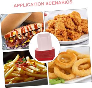 Factory Custom Logo Pattern Size Paper Food Tray Disposable Kraft Paper Food Tray for Nachos Tacos BBQ Fries - Product Image 6