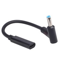 Embouts bleus DC 4.5*3.0mm prise d'alimentation pour adaptateur pour ordinateur portable HP PC avec câble de Port femelle TYPE C