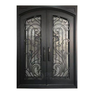 Hierro forjado Otras puertas Luna Latón Puerta de cobre Puertas delanteras personalizadas para casas de villas Diseño de lujo Buen precio para Arabia Saudita <span class=keywords><strong>Abria</strong></span> - Product Image 4