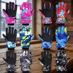 Gants unisexes en polyester imperméables à doigts complets, épais, chauds, coupe-vent, compatibles écran tactile, pour l'extérieur en hiver – Meilleures ventes 2026 - Product Image 3