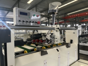 Electric Semi-Automatic <b>Folder</b> Gluer Corrugated Paperboard Cardboard Box Press Pasting Box Machine Carton Box folding Gluing - Product Image 6