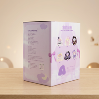Boîte d'expédition auto-élevante en carton kraft avec logo personnalisé, boîte cosmétique colorée, boîte vide, boîte aveugle, biodégradable, écologique, personnalisée