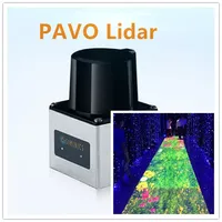 Kit de système interactif SIMINICS 10M TOF pour capteur lidar extérieur PAVO, scanner radar laser, écran mural et au sol