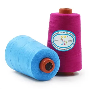 Oem Competitive Price Yizheng Fiber Trade Assurance Colored Premium 40 2 Polyester Spun Sewing Thread