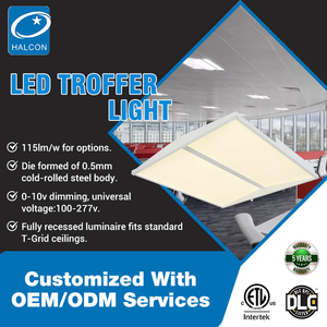 Văn phòng recessed troffer Đèn Dimmable chiếu sáng 36W 50W LED Backlit Bảng điều chỉnh ánh sáng - Product Image 2