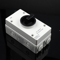 Interrupteur de déconnexion solaire HABOO PV DC1200V 32A 4P, isolateur étanche IP66 pour système photovoltaïque avec connecteurs MC4