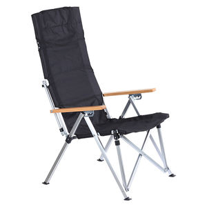 Nueva Silla Reclinable Plegable Portátil con Respaldo Alto Ajustable para Playa, Camping y Exteriores - Product Image 4