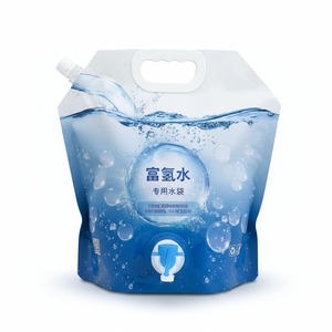 BPA Free 5L/10L <b>Collapsible</b> Outdoor Water Plastic Bag Stand up Emergency Drinking Container Spout Bag <b>Storage</b> - Product Image 1