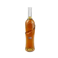थोक 500ml 750ml खाली आकार गिलास शराब की बोतल 200ml 500ml शराब शराब की आत्मा शराब की बोतल गिलास काग के साथ