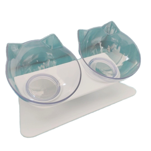 Nhà Máy Đôi Mèo Bát Nhựa Thân Thiện Với Môi Mô Hình Rắn Bảo Vệ Cổ Không Thấm Nước Ipx5 Tròn Bán Buôn Nguồn Cung Cấp - Product Image 1