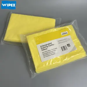 Non Oil Impregnated Yellow Dusting Cloths Multi-Purpose Dusting Wipes Impregnated Dusting Cloths