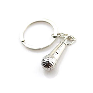 出售热麦克风金属钥匙扣促销礼品钥匙扣定制标志 - Product Image 6